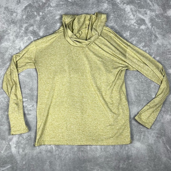 Athleta Hoodie Womens Medium Uptempo II Green Athletic Gym Lounge Outdoors Run - Picture 4 of 7